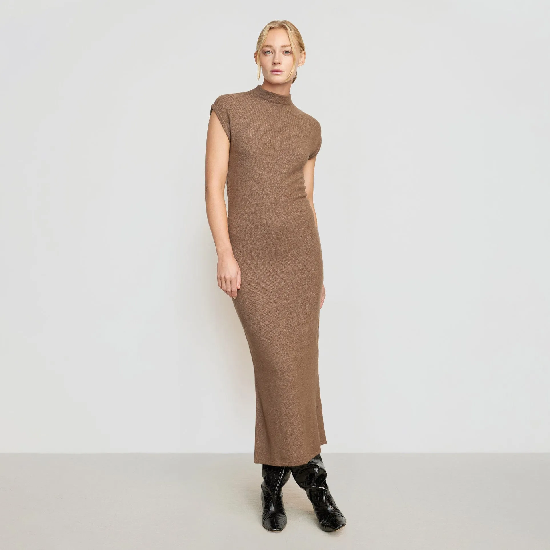 Casper Mock-Neck Dress