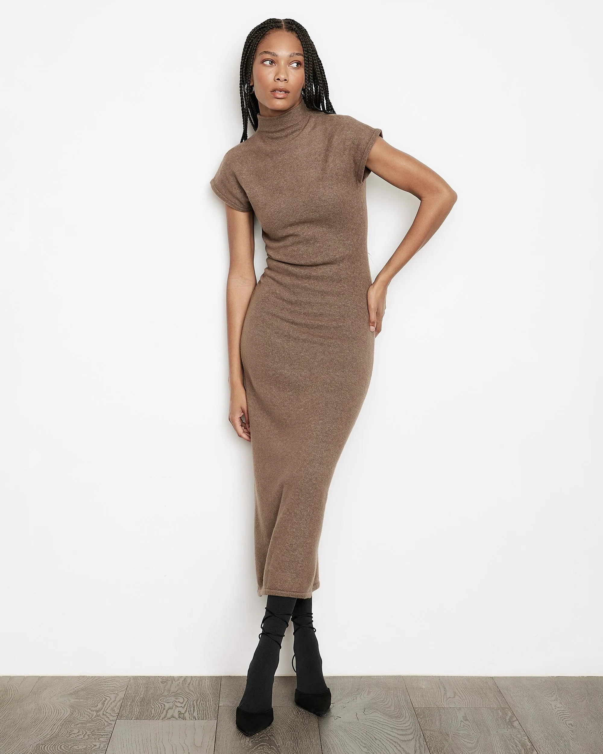 Casper Mock-Neck Dress