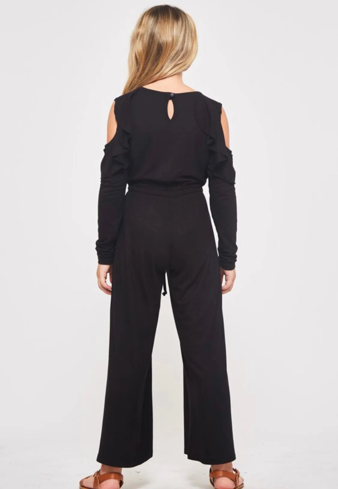 Cold shoulder jumpsuit