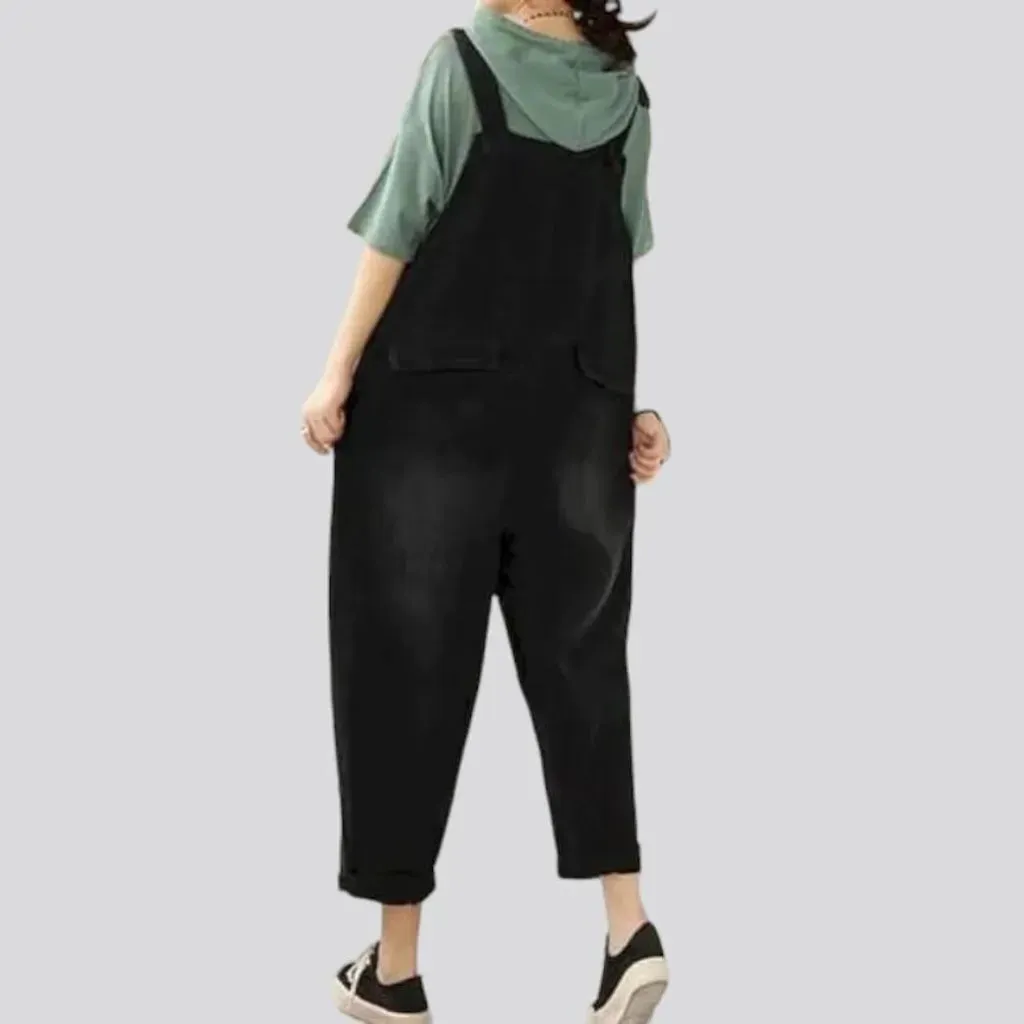 Colorful denim dungaree for women