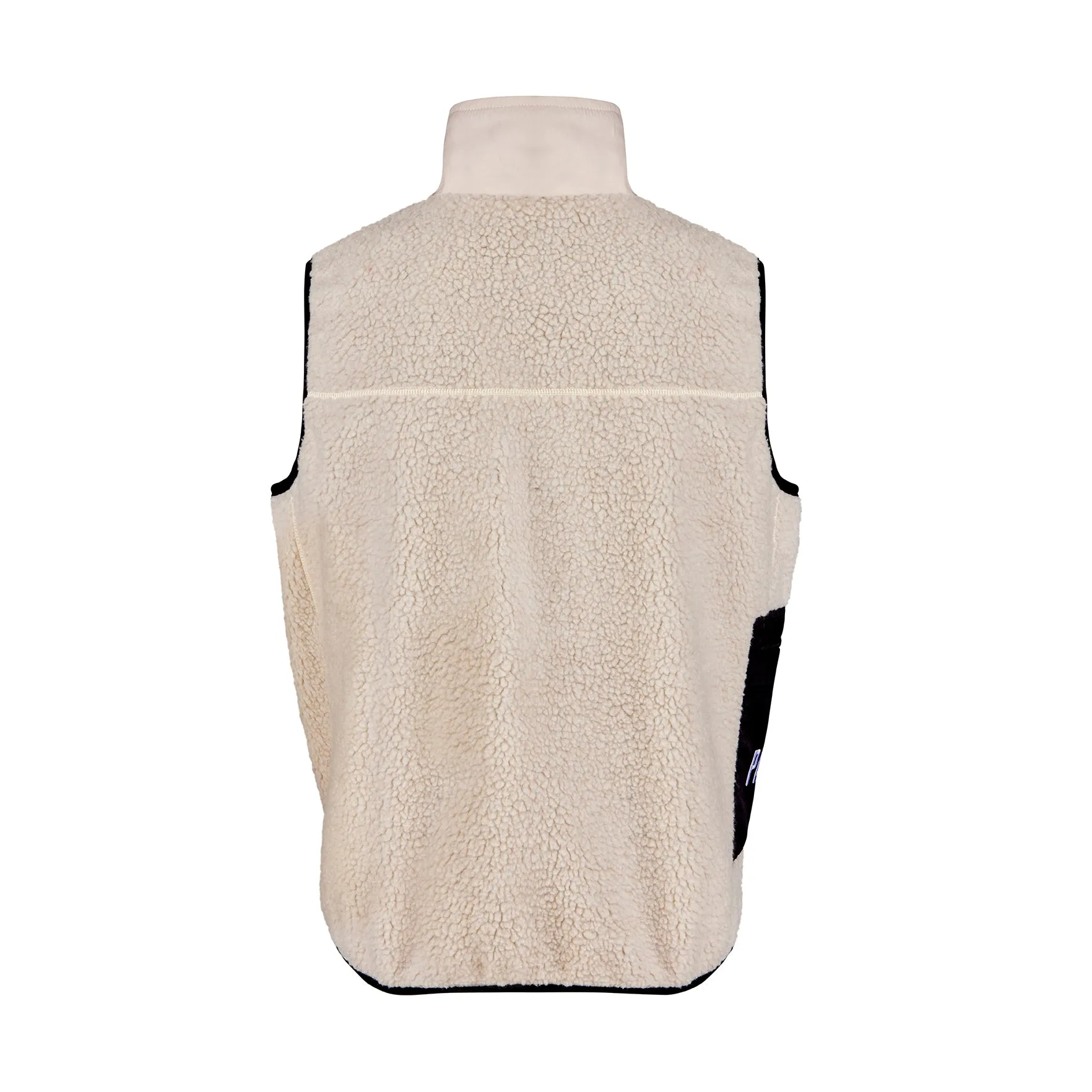 Cream Sherpa Fleece Commuter Cycling Gilet