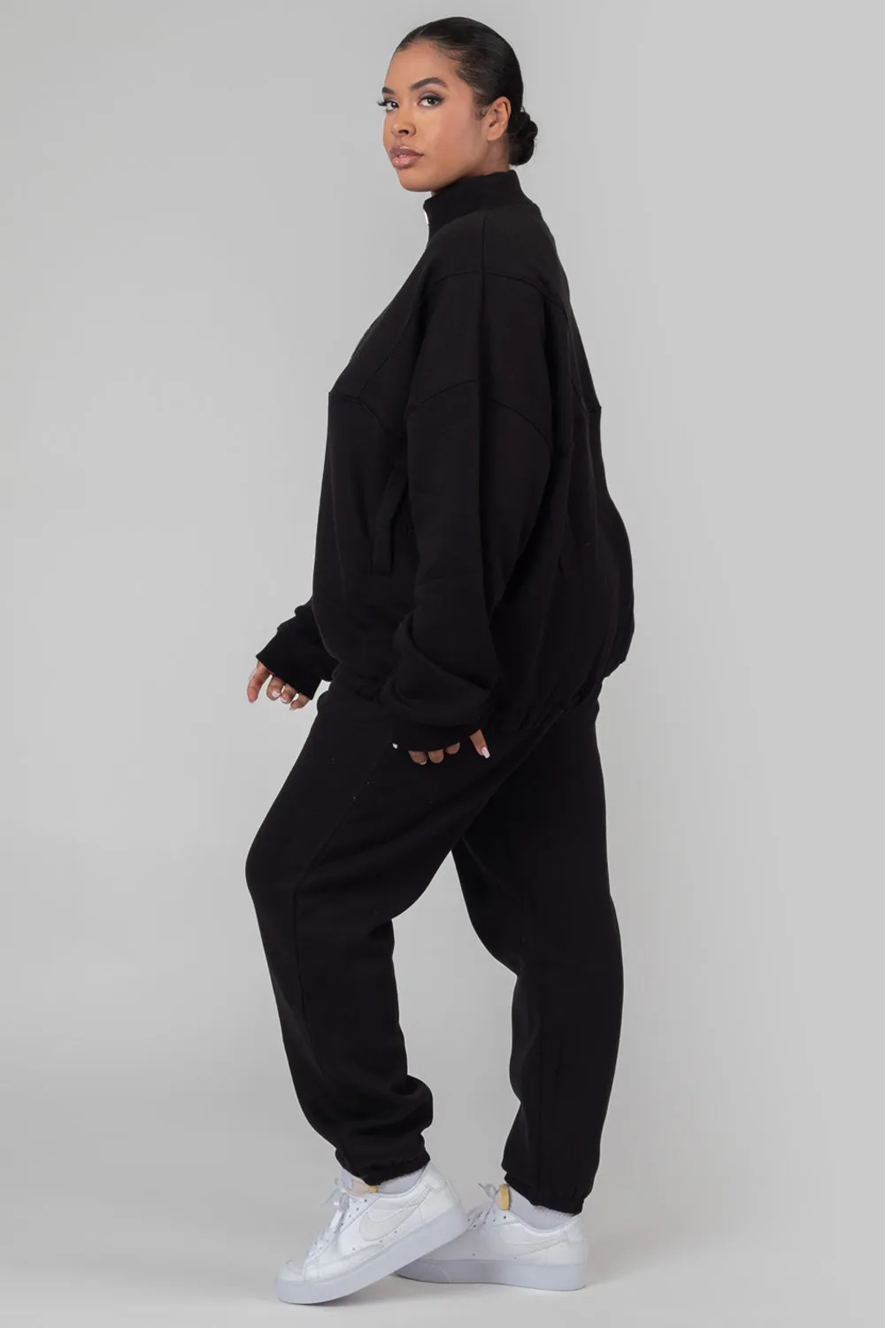 Curve 90S Oversized Joggers Black