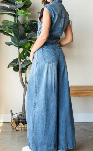 Devin Denim Jumpsuit