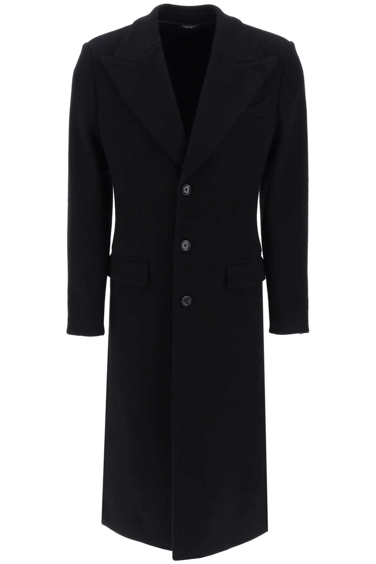 Dolce & Gabbana Techno-Wool Deconstructed Coat