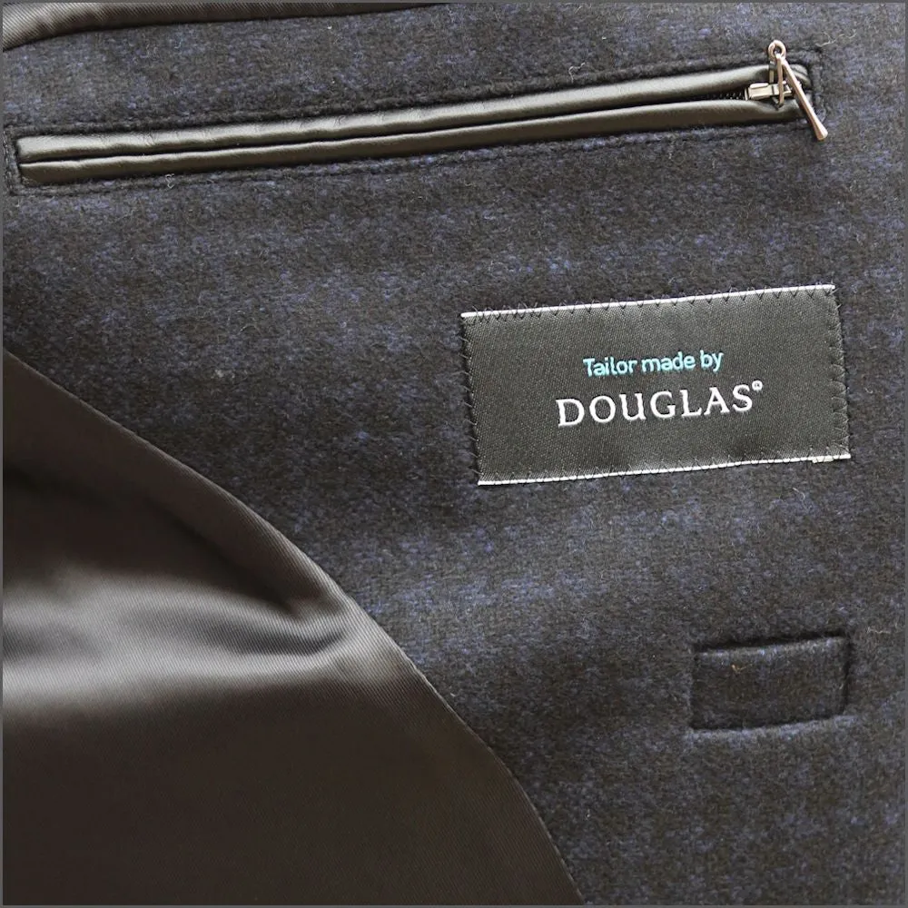 Douglas Lincoln Navy Wool/Cashmere Car Coat<>