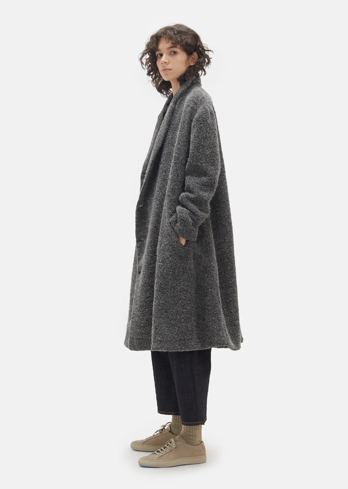 Drap Bouclé Coat