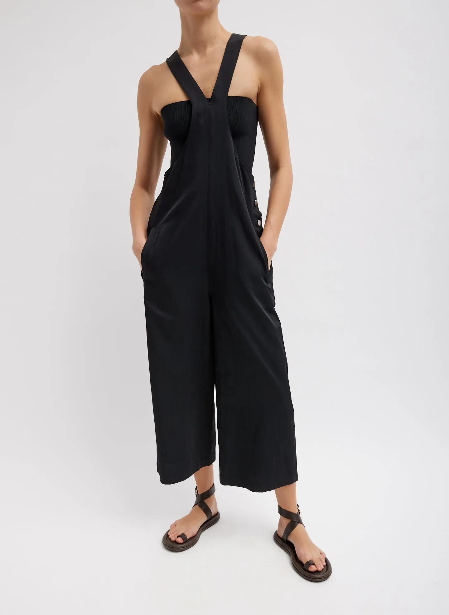 Drapey Suiting Jumpsuit