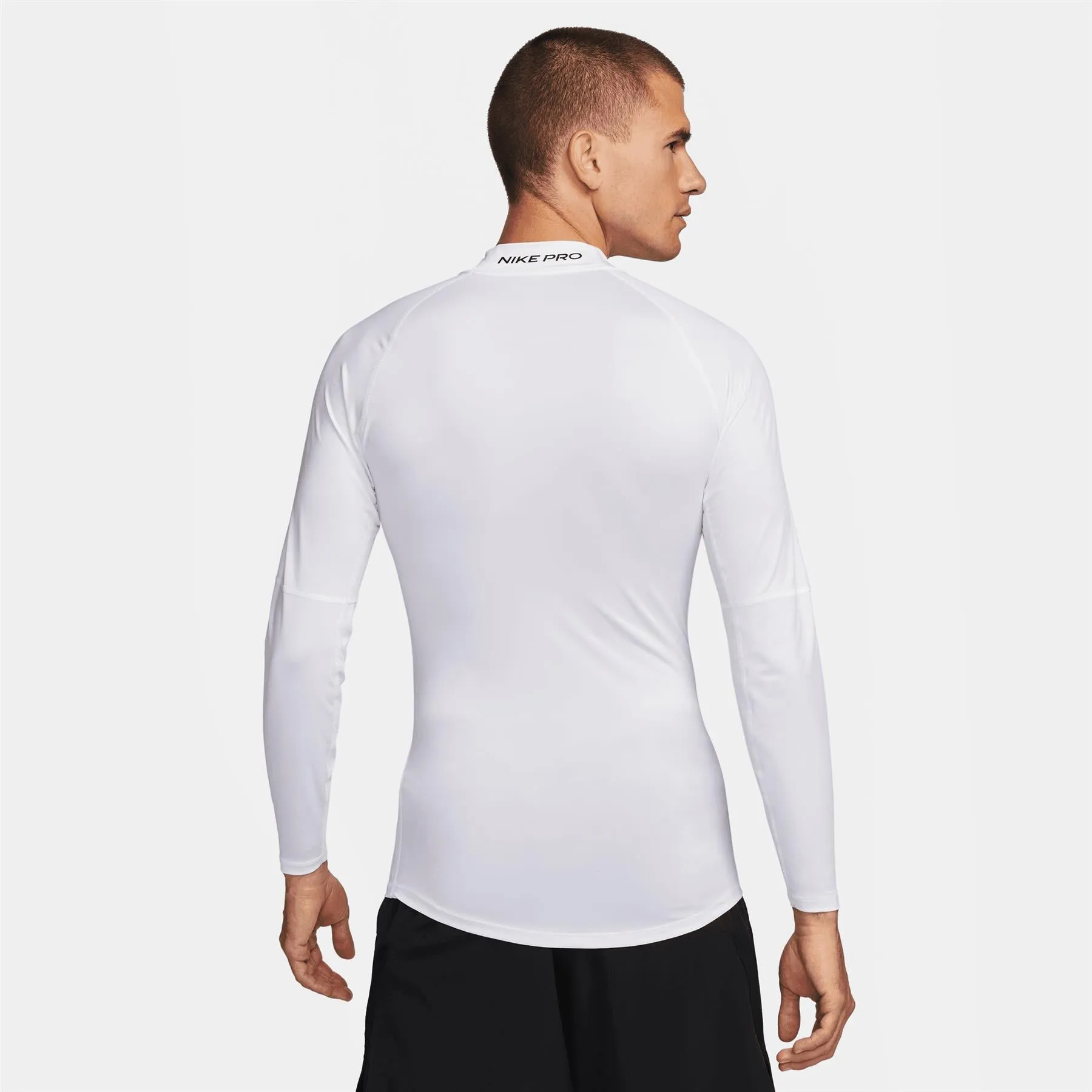 Dri-FIT Tight Fit Long Sleeve Mock Neck NGC Base Layer White - AW24