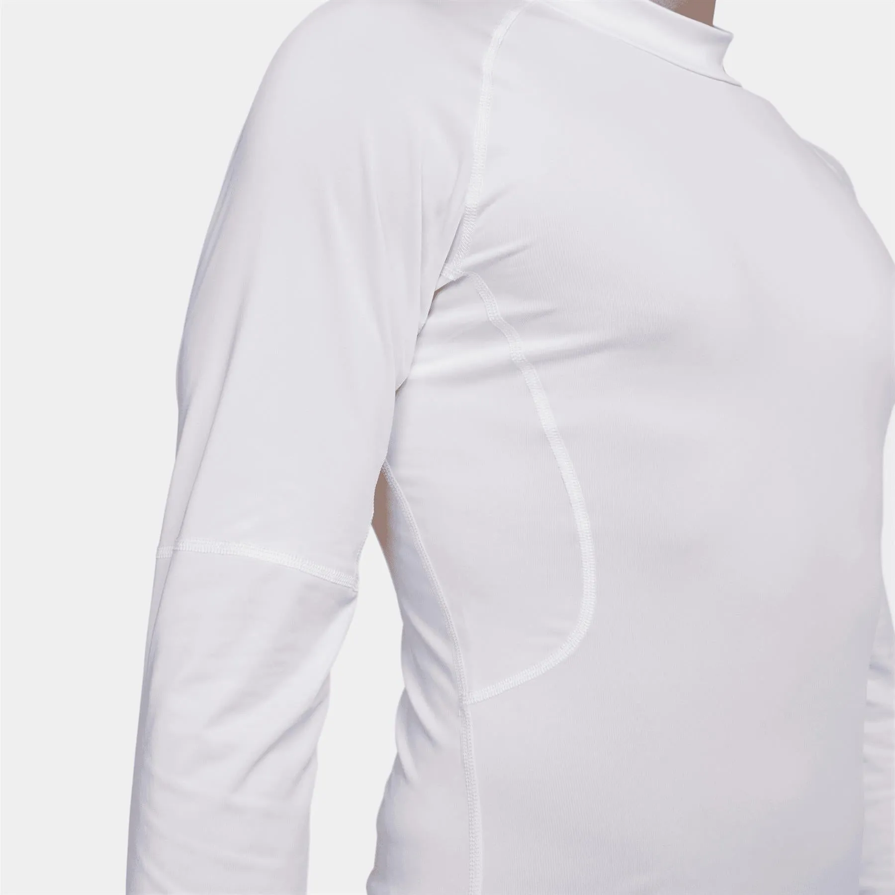 Dri-FIT Tight Fit Long Sleeve Mock Neck NGC Base Layer White - AW24