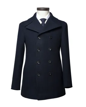 Dugdale Wool Peacoat - Navy