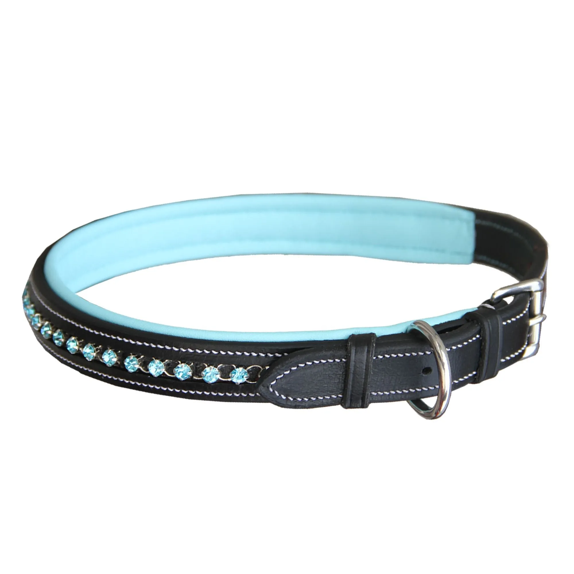 ExionPro Blue Bling Dog Collar