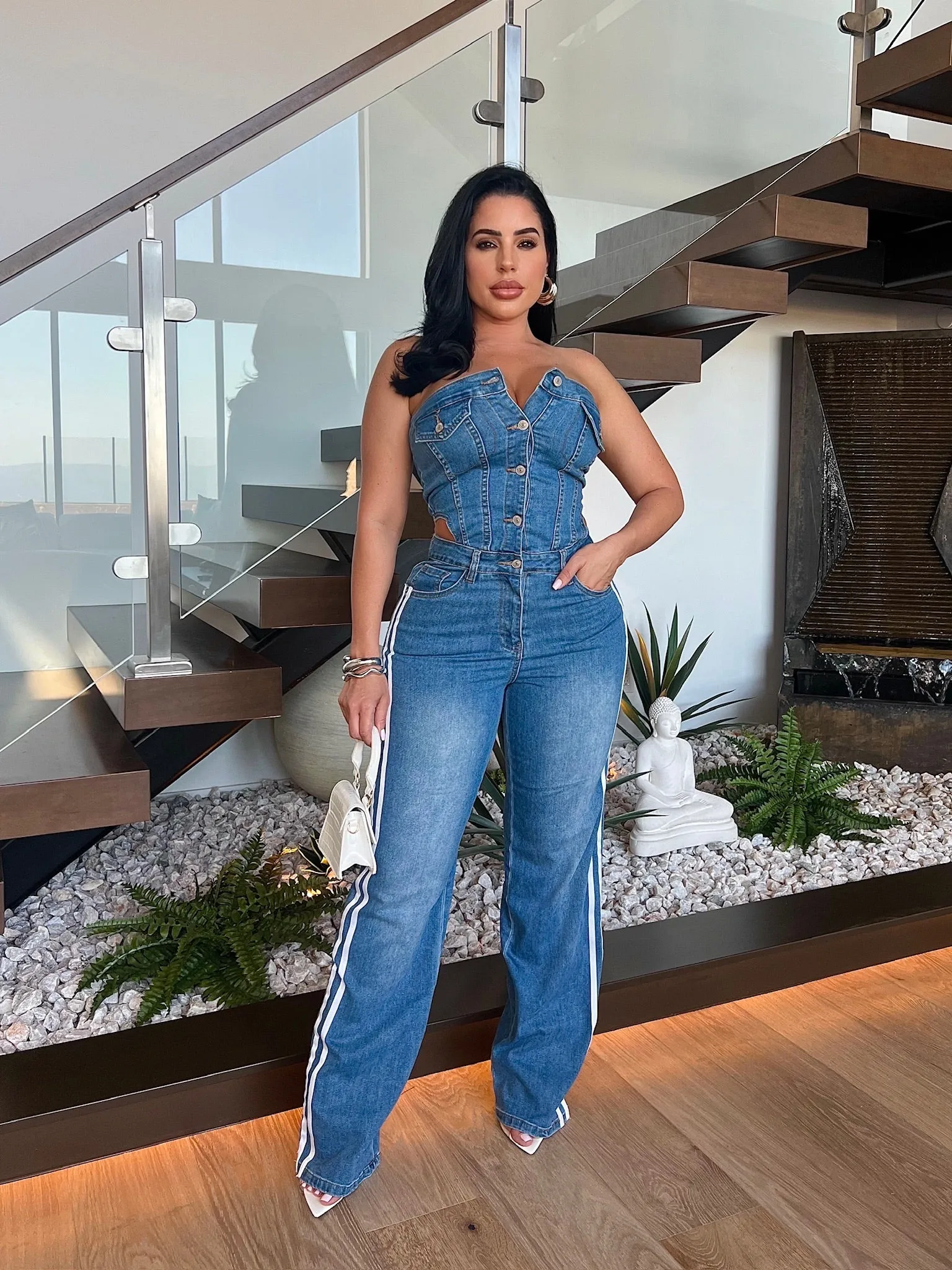 Fashion Chic Jumpsuit Denim