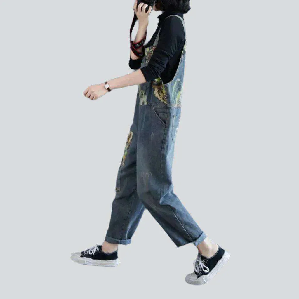 Fashion women's jeans dungaree