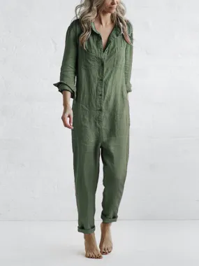 FIONA LONG-SLEEVE JUMPSUIT