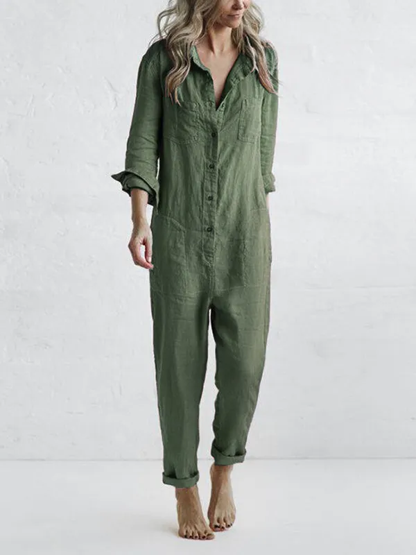 FIONA LONG-SLEEVE JUMPSUIT