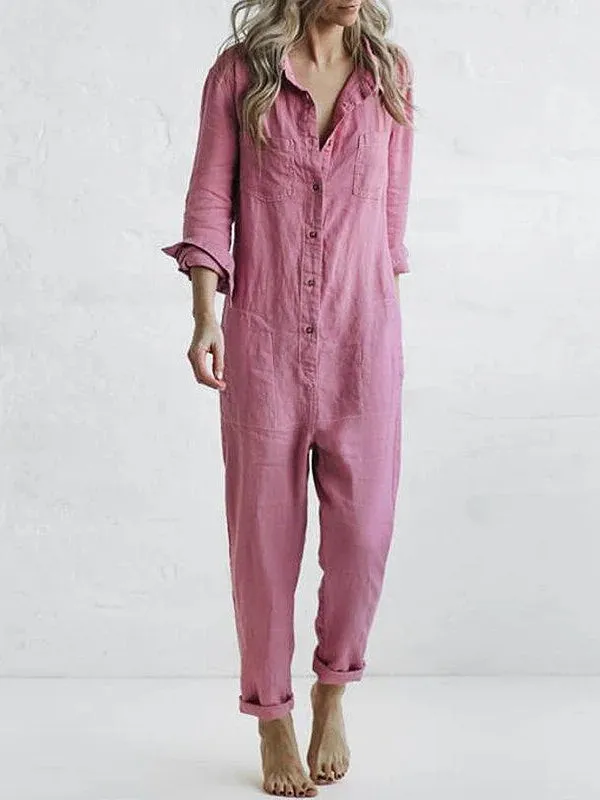 FIONA LONG-SLEEVE JUMPSUIT