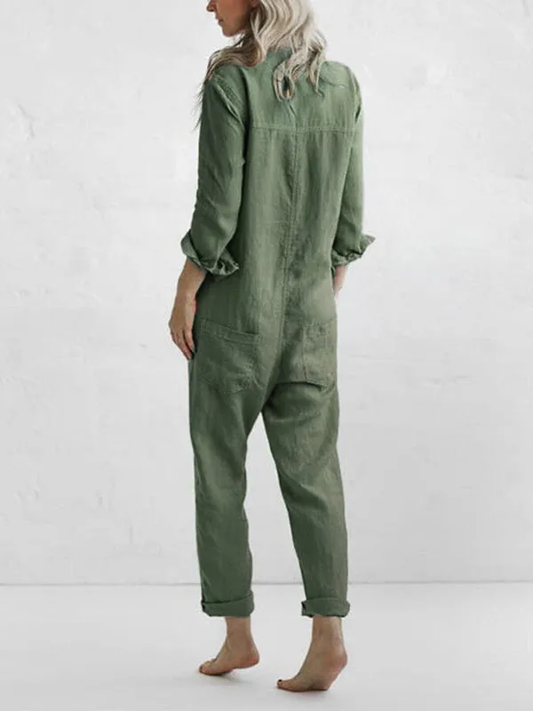 FIONA LONG-SLEEVE JUMPSUIT