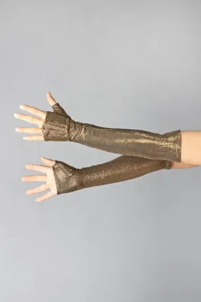 Five and Diamond Opera Gloves - sparkle