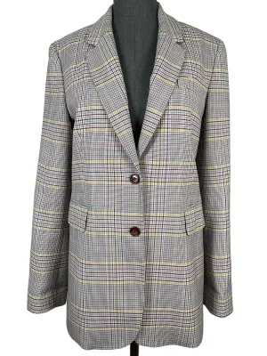 Gabriela Hearst Wool Check Blazer Size M