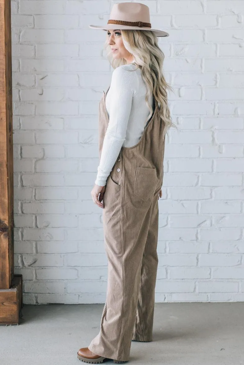 Ginny Loose Corduroy Overalls