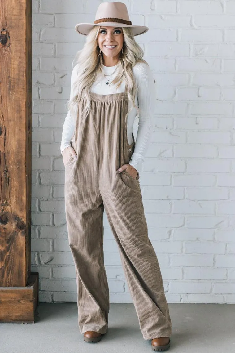 Ginny Loose Corduroy Overalls