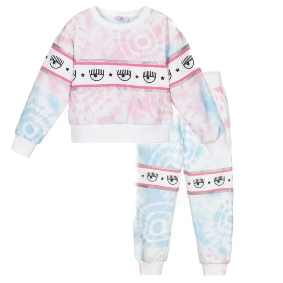 Girls Tie Dye Tracksuit