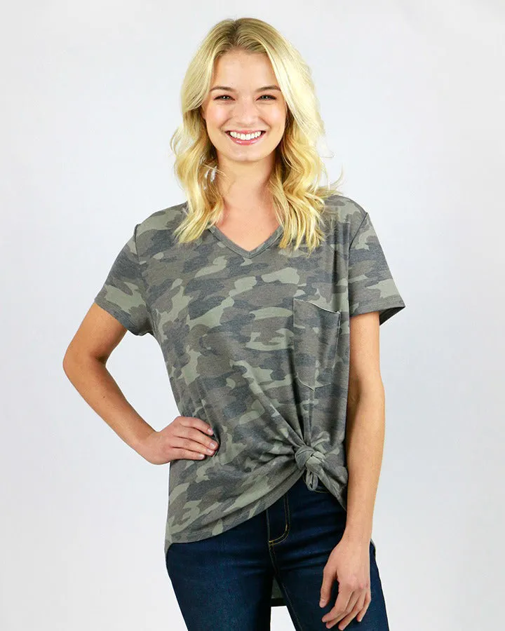 Grace & Lace Perfect Pocket Tee (Solids/Prints)