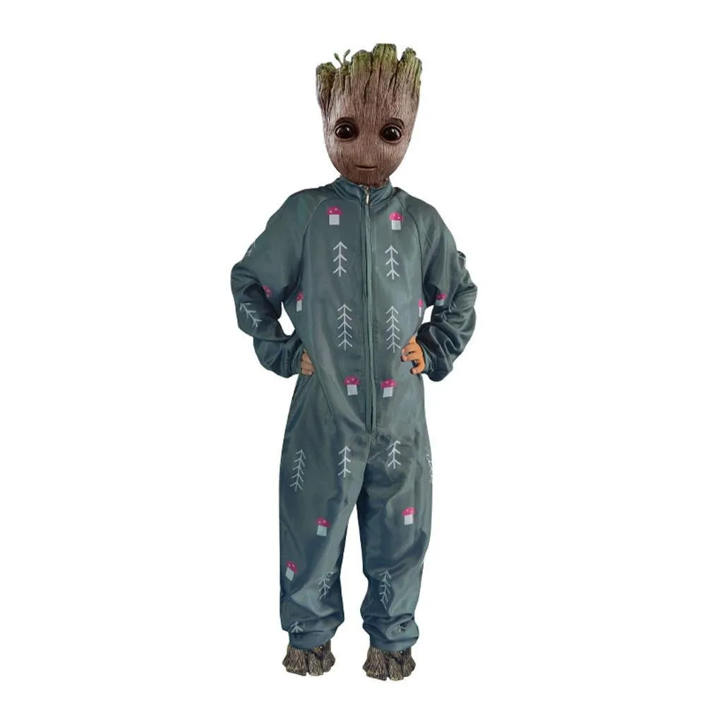 Guardians of the Galaxy Ente Groot jumpsuit Halloween Cosplay Costume Outfits Party Carnival Suit