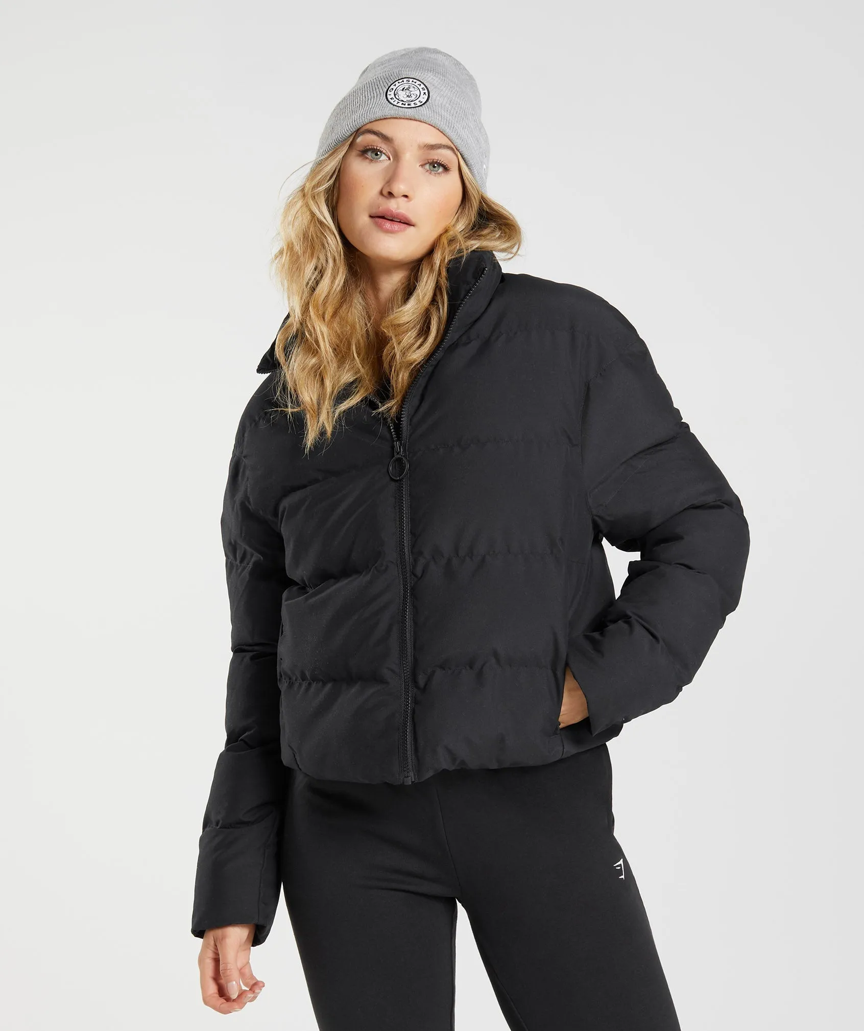 Gymshark Puffer Jacket - Black