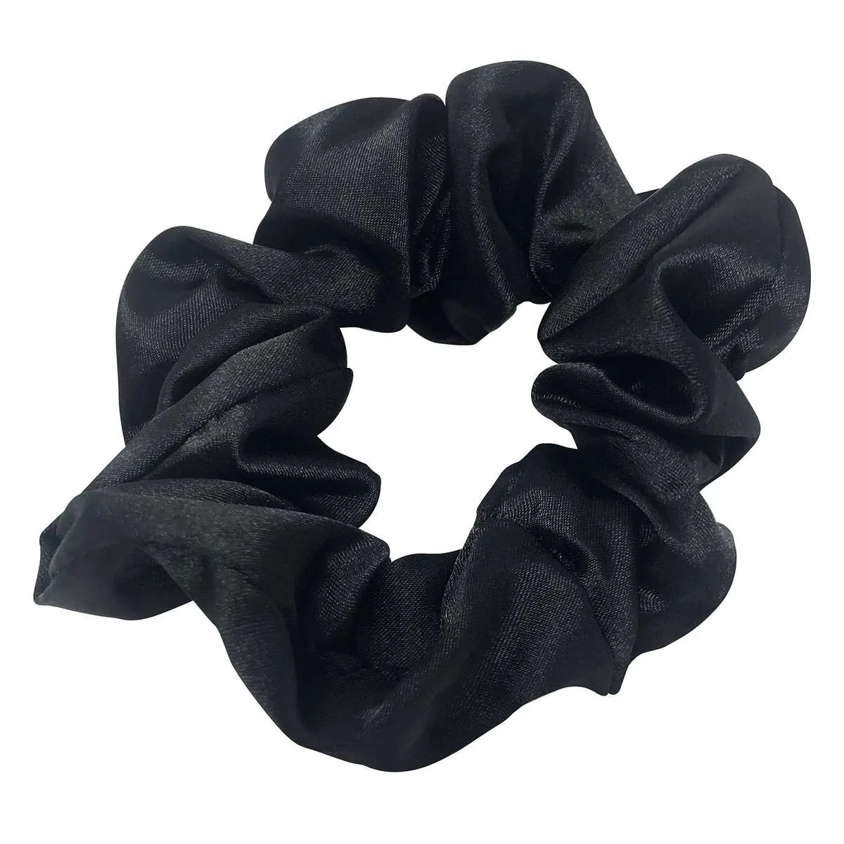 Hair Scrunchies Multipack Set - Black, Beige & Animal Print