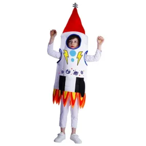 Halloween Boy's Costumes Rocket Stage Performance Jumpsuit Cosplay Costume