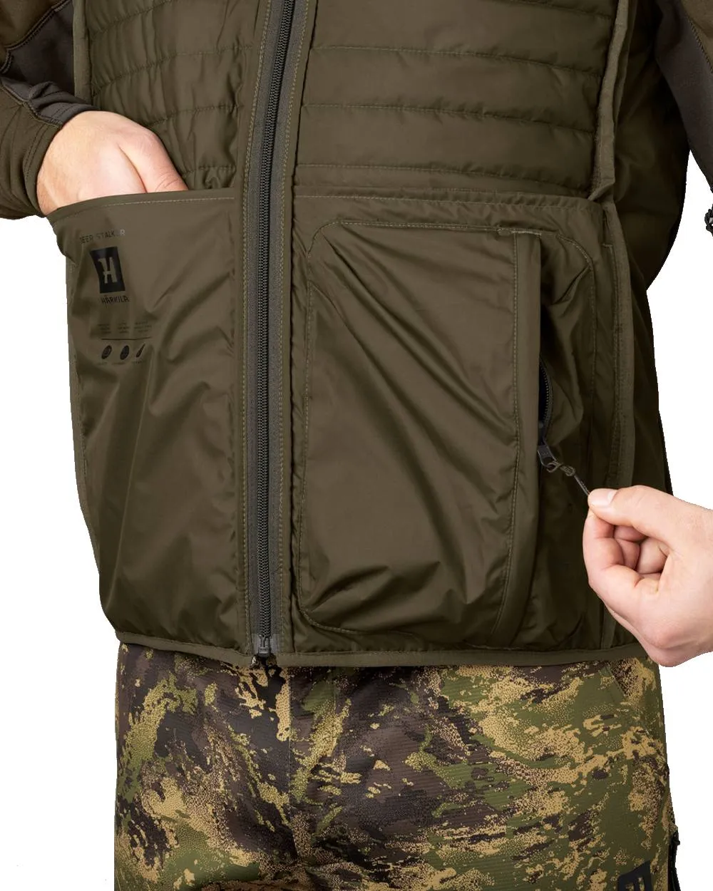 Harkila Deer Stalker Camo Reversible Packable Waistcoat