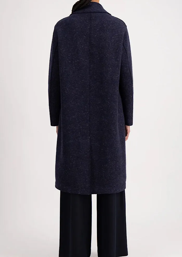 HARRIS WHARF Sailor Coat Boiled Wool