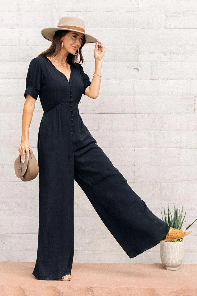 Hazel Button Up Jumpsuit