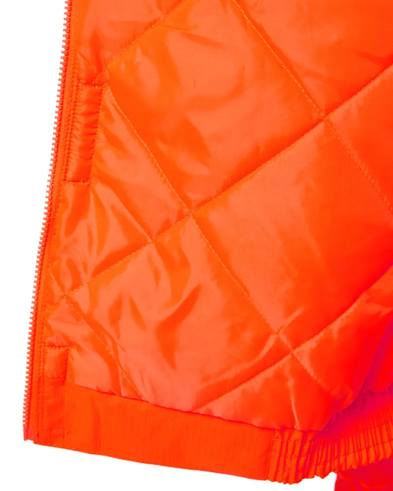 Hi Vis Taped Wet Weather Bomber Jacket - Orange