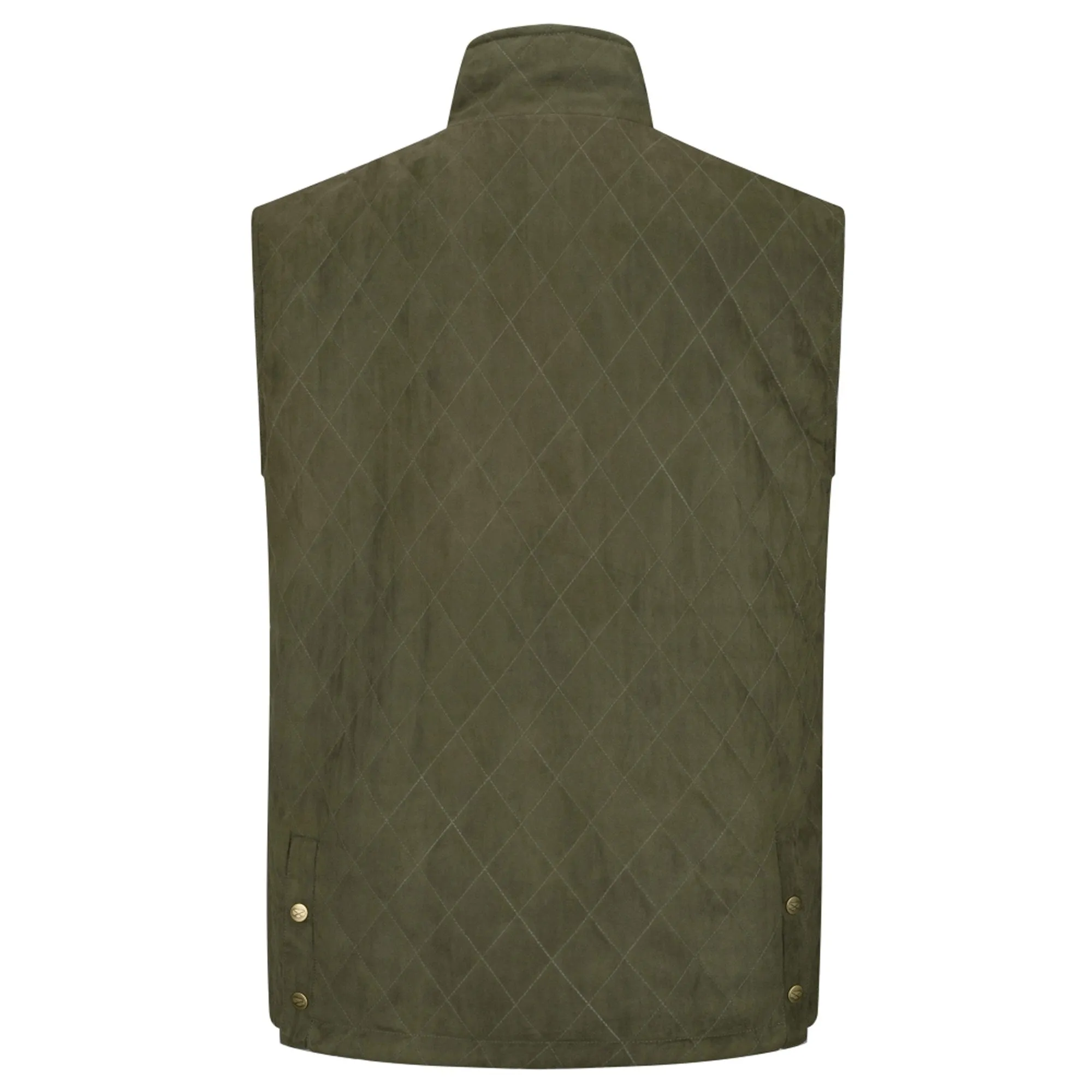 Hoggs Of Fife Mens Denholm Quilted Gilet