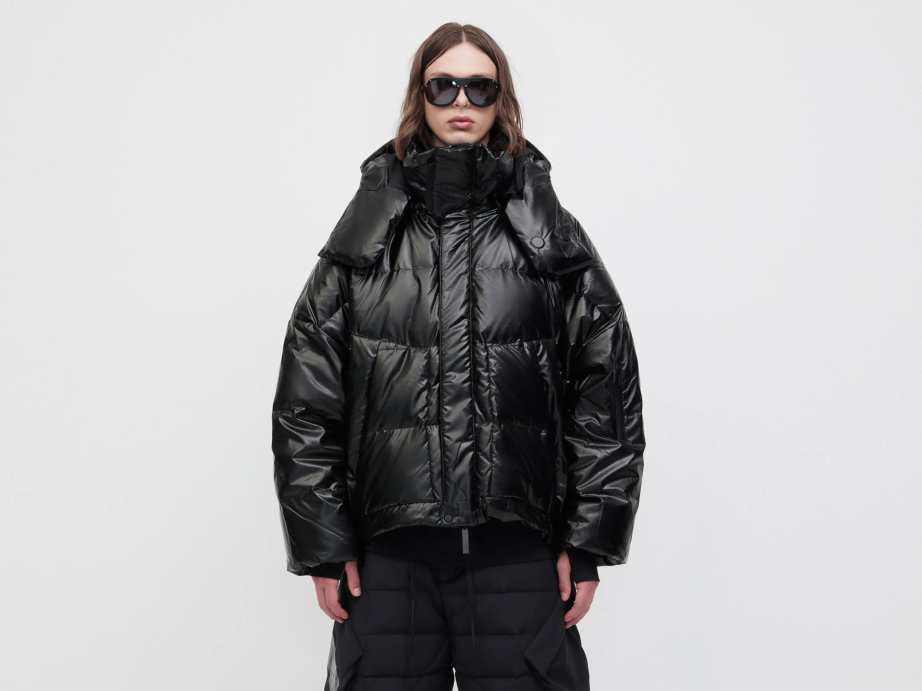 Hyperion O.S Down Jacket - Black Nano Gloss