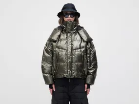 Hyperion O.S Down Jacket - Black Olive Nano Gloss