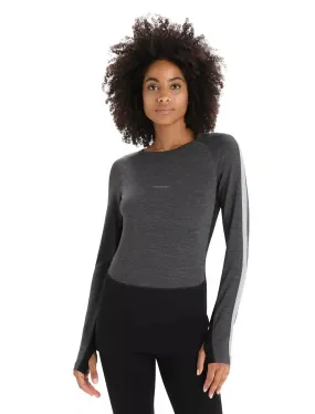 Icebreaker Women's 260 ZoneKnit Merino Long Sleeve Crewe Thermal Top