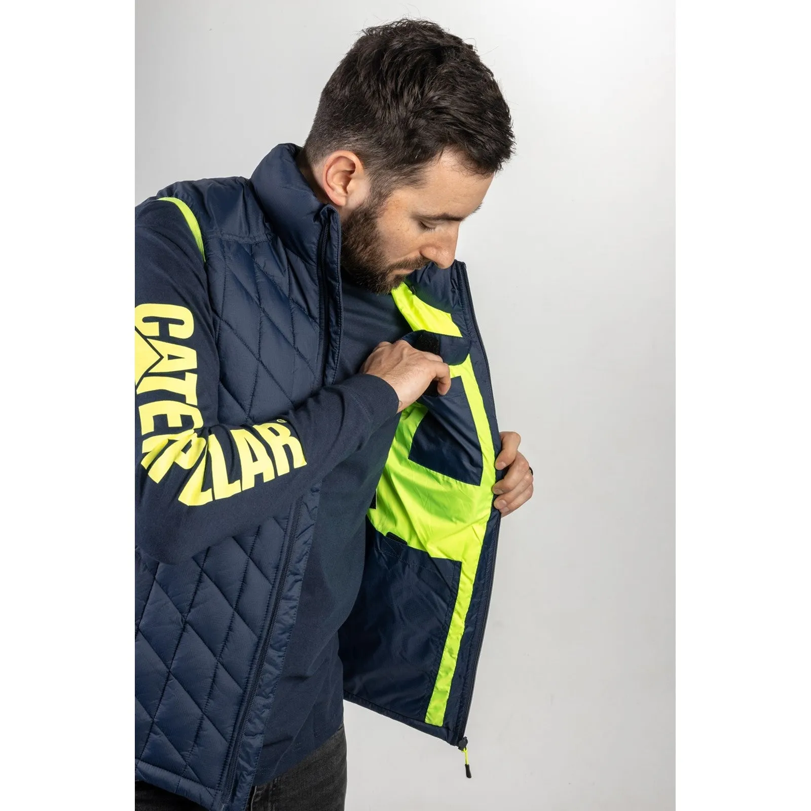 Insulated Vest  Detroit Blue