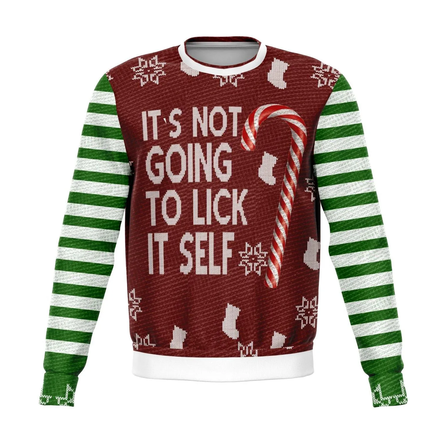 Its Not Going To Lick Itself Ugly Christmas Sweater