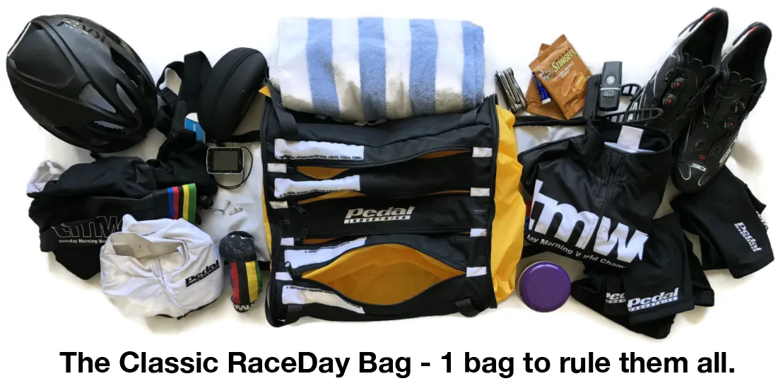 Jack Cycling RACEDAY BAG - ships in about 3 weeks