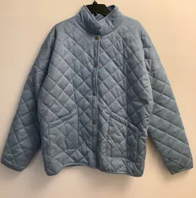 Jacket Puffer & Quilted By Chicsoul In Blue, Size: 3x