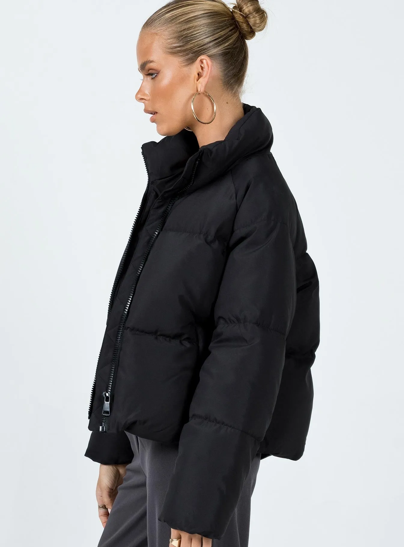 Jill Puffer Jacket Black