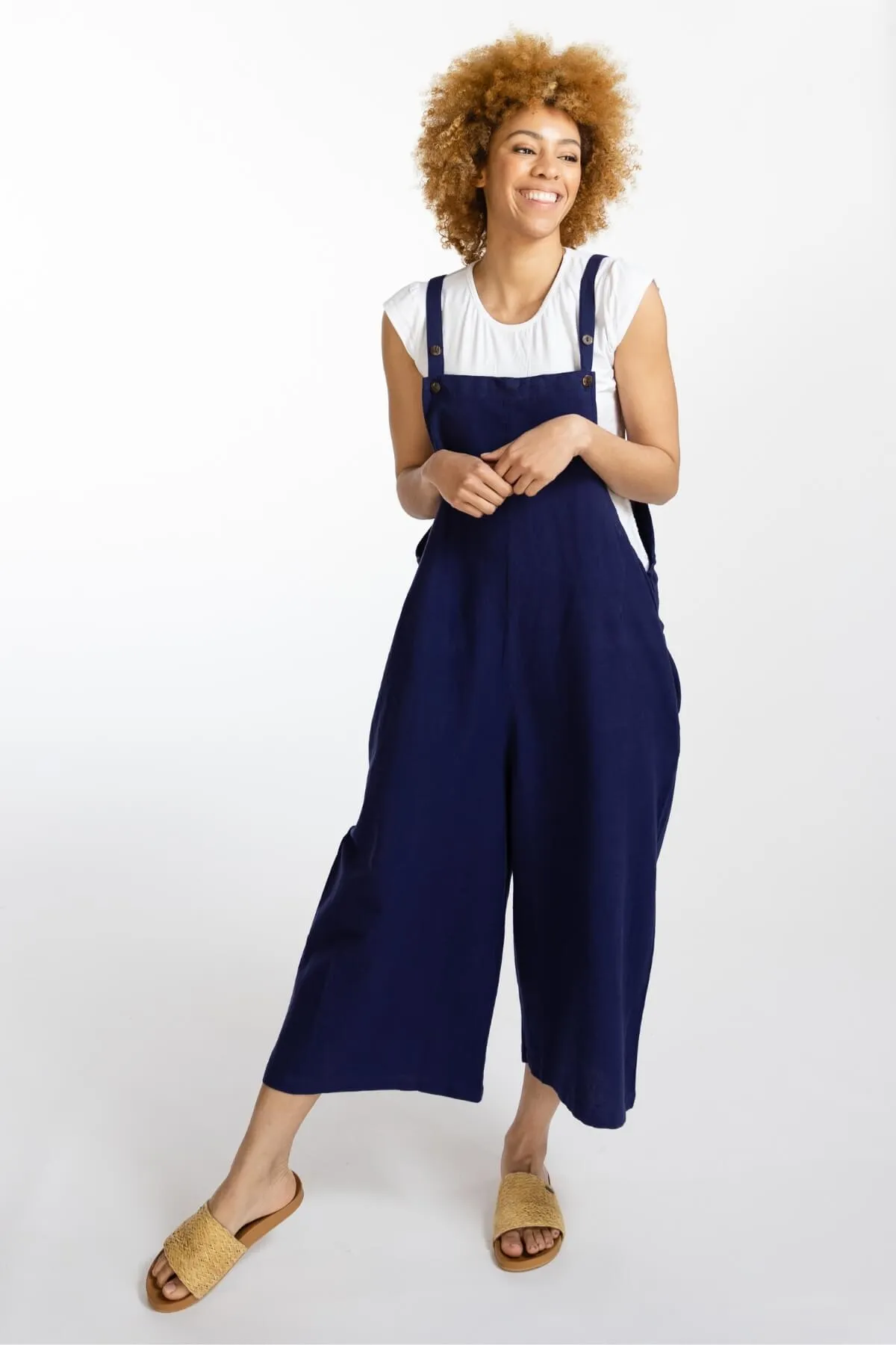 Juanita Overalls - Dark Blue