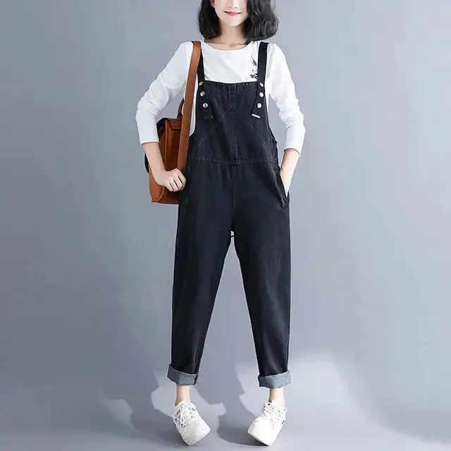 Jumpsuit Loose Suspenders