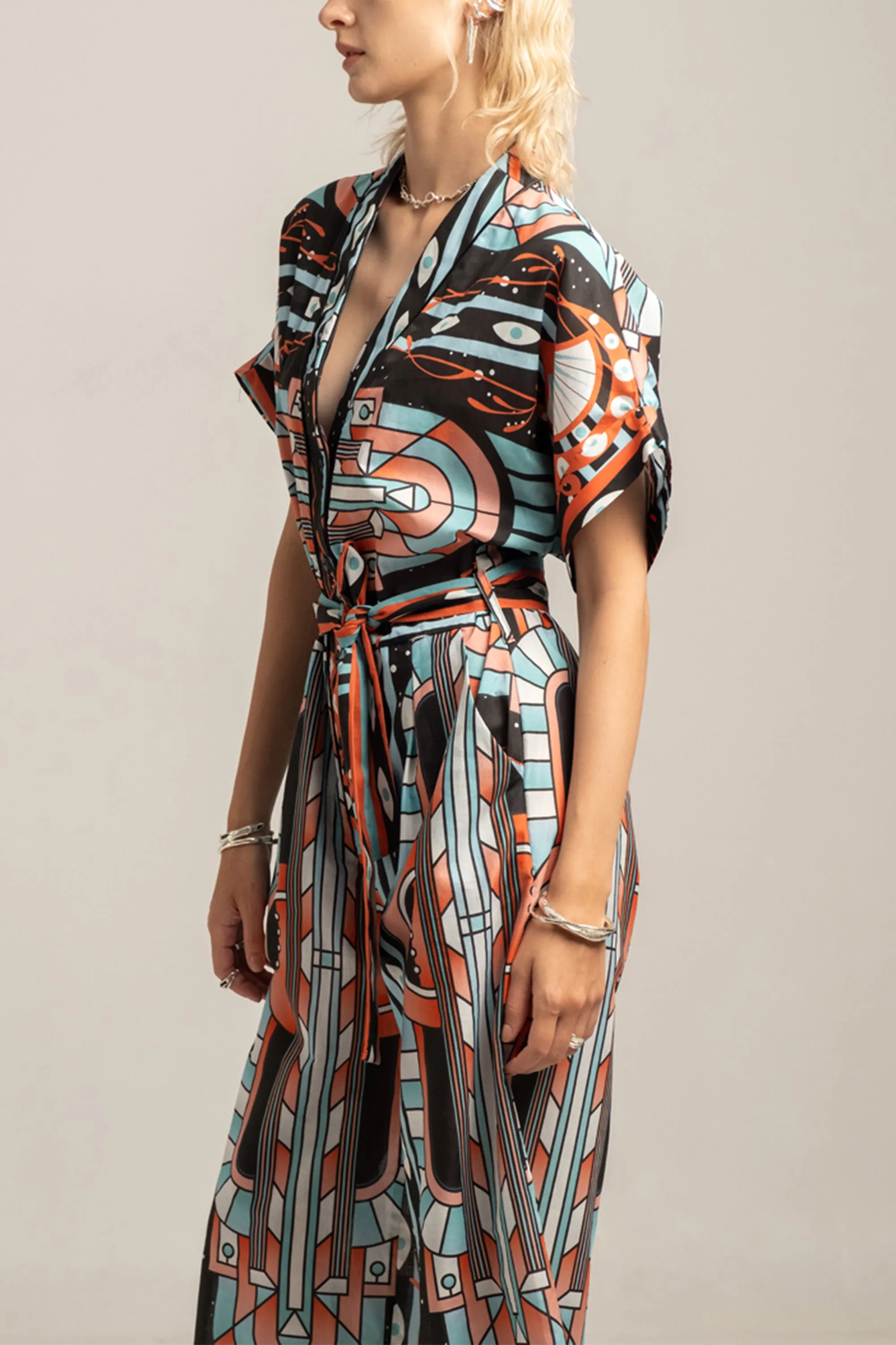 JUMPSUIT "SYMMETRY" MULTICOLOR