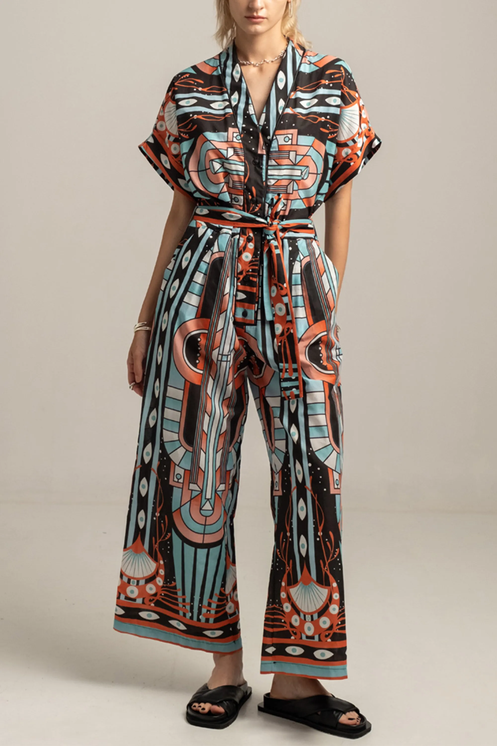 JUMPSUIT "SYMMETRY" MULTICOLOR