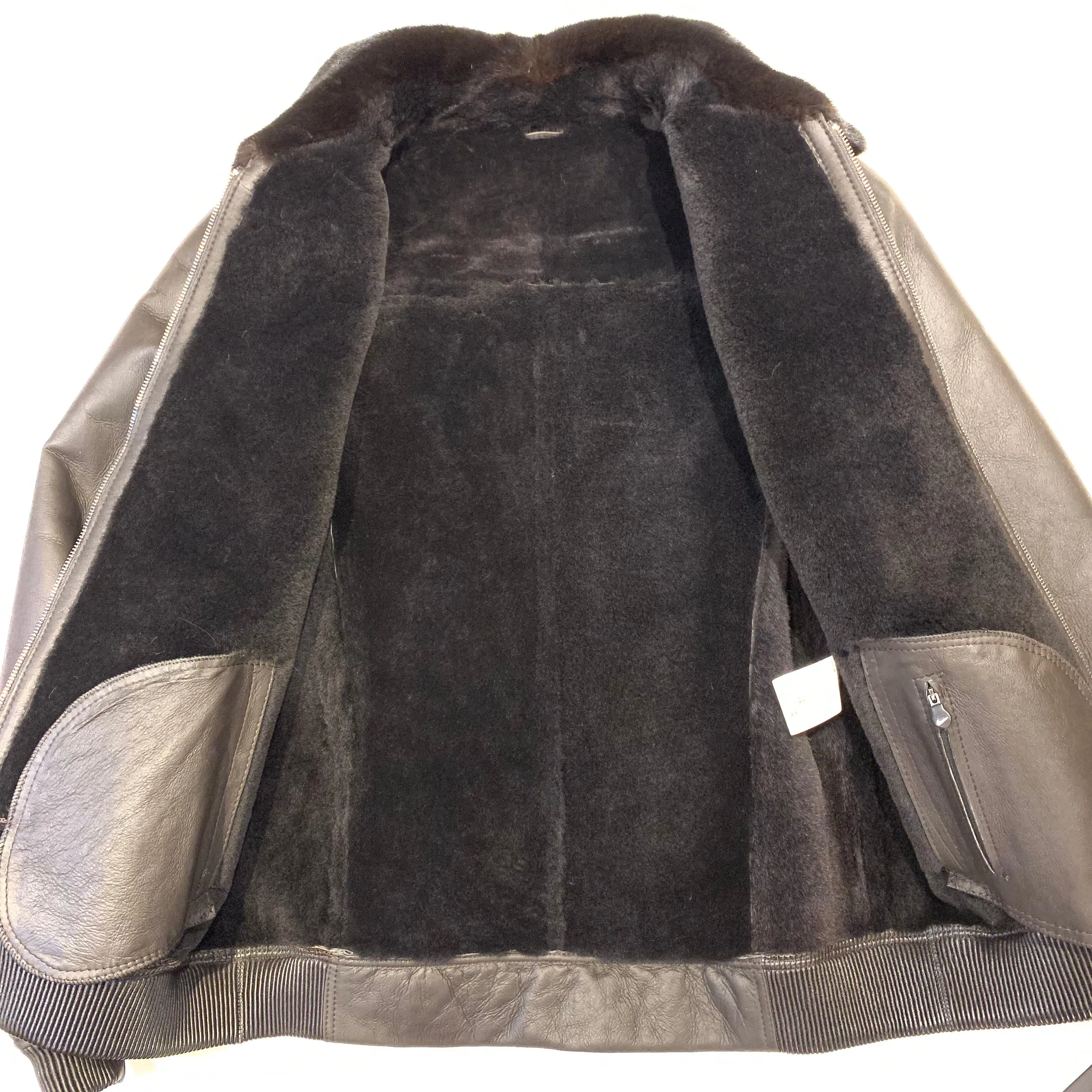 Kashani Brown Lambskin Bomber Jacket