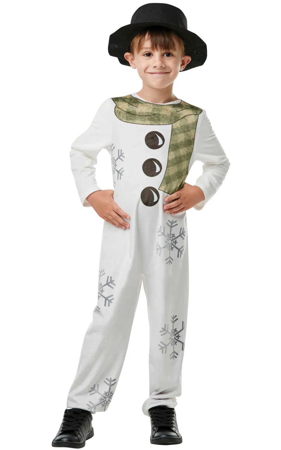 Kids Frosty Christmas Snowman Xmas Nativity Costume